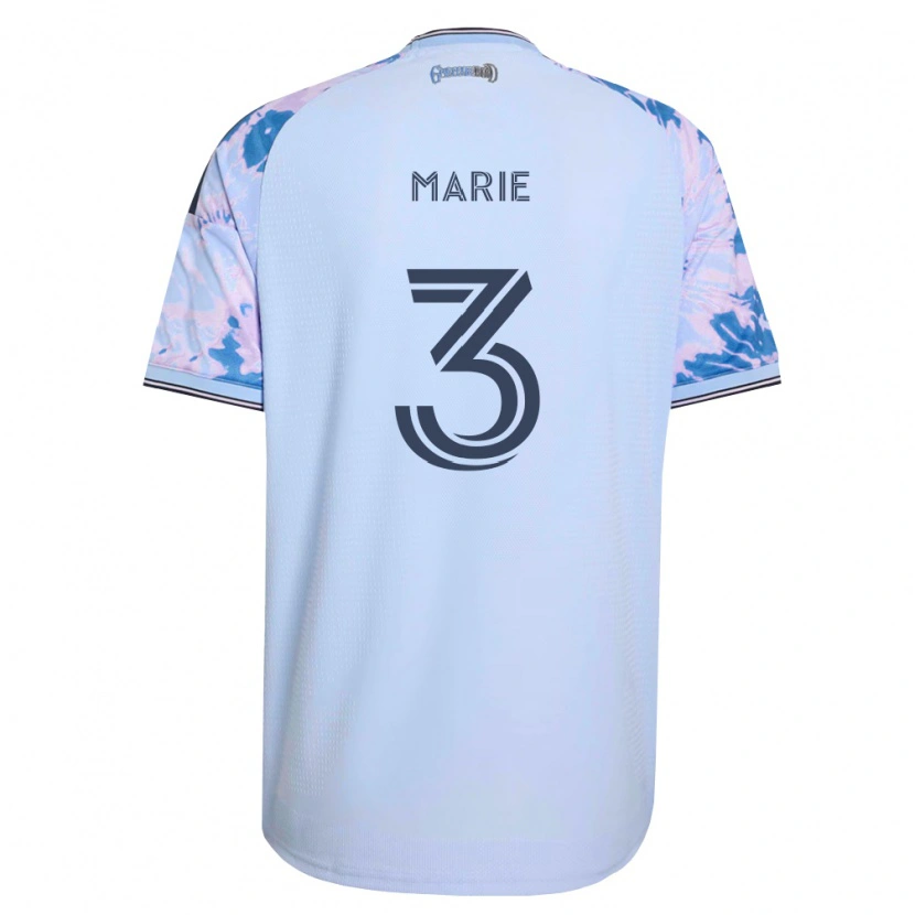 Danxen Homem Camisola Paul Marie #3 Azul Real Branco Preto Alternativa 2026/27 Camisa Brasil