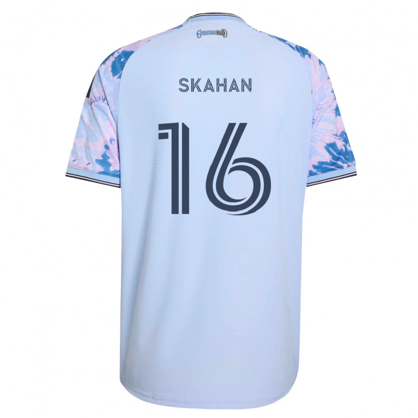 Danxen Homem Camisola Jack Skahan #16 Azul Real Branco Preto Alternativa 2026/27 Camisa Brasil