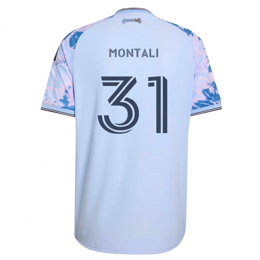 Danxen Homem Camisola Francesco Montali #31 Azul Real Branco Preto Alternativa 2026/27 Camisa Brasil