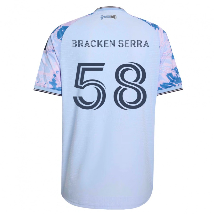 Danxen Homem Camisola Gabriel Bracken Serra #58 Azul Real Branco Preto Alternativa 2026/27 Camisa Brasil
