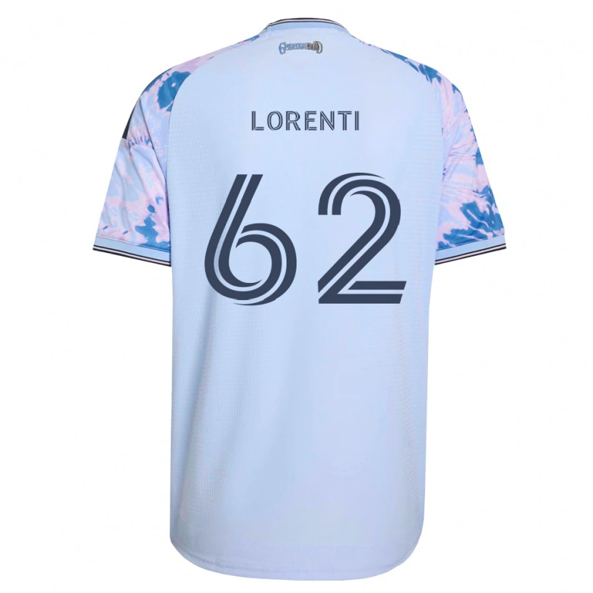 Danxen Homem Camisola Dominic Lorenti #62 Azul Real Branco Preto Alternativa 2026/27 Camisa Brasil