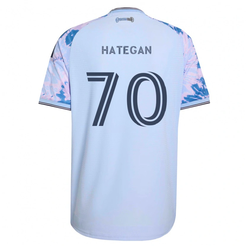 Danxen Homem Camisola Roberto Hategan #70 Azul Real Branco Preto Alternativa 2026/27 Camisa Brasil