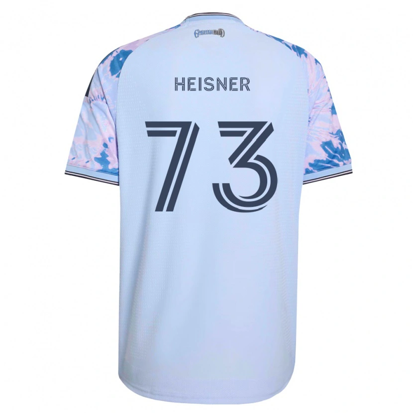 Danxen Homem Camisola Jacob Heisner #73 Azul Real Branco Preto Alternativa 2026/27 Camisa Brasil