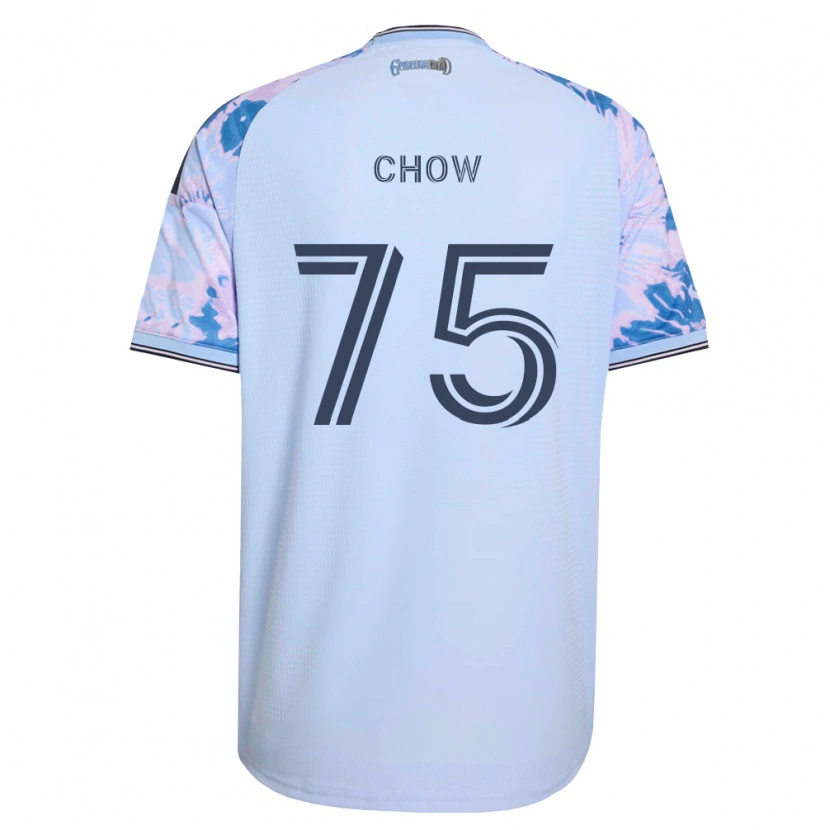 Danxen Homem Camisola Alex Chow #75 Azul Real Branco Preto Alternativa 2026/27 Camisa Brasil