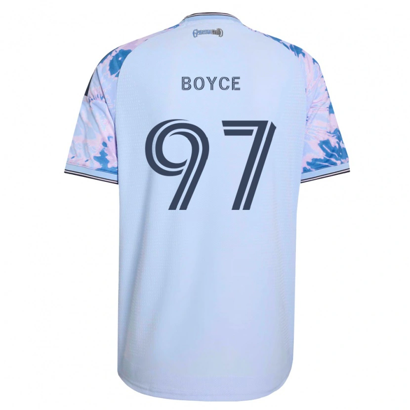 Danxen Homem Camisola Warren Boyce #97 Azul Real Branco Preto Alternativa 2026/27 Camisa Brasil