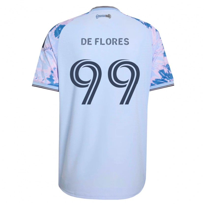 Danxen Homem Camisola Shane De Flores #99 Azul Real Branco Preto Alternativa 2026/27 Camisa Brasil