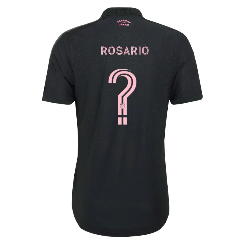 Danxen Homem Camisola Adrian Rosario #0 Rosa Preto Branco Alternativa 2026/27 Camisa Brasil