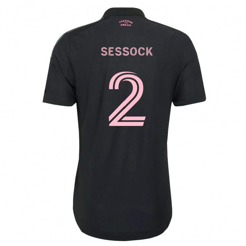 Danxen Homem Camisola Nykolas Sessock #2 Rosa Preto Branco Alternativa 2026/27 Camisa Brasil