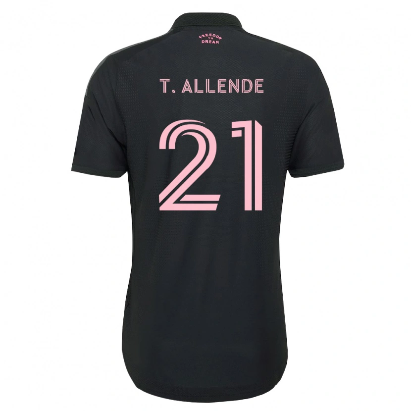 Danxen Homem Camisola Tadeo Allende #21 Rosa Preto Branco Alternativa 2026/27 Camisa Brasil