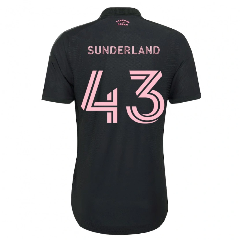 Danxen Homem Camisola Lawson Sunderland #43 Rosa Preto Branco Alternativa 2026/27 Camisa Brasil