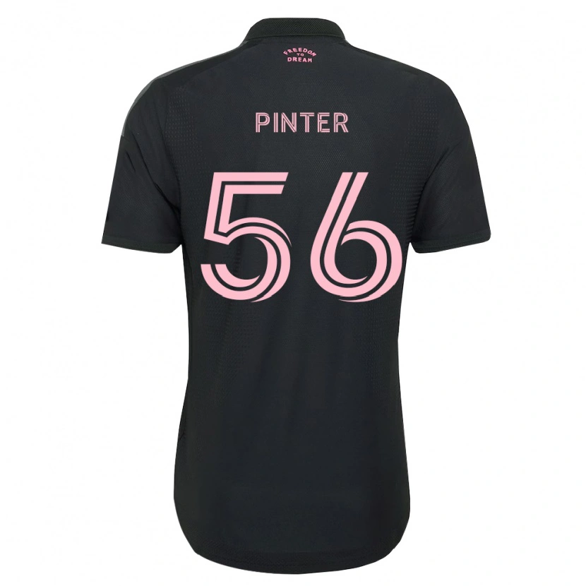Danxen Homem Camisola Dániel Pintér #56 Rosa Preto Branco Alternativa 2026/27 Camisa Brasil