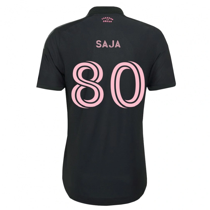 Danxen Homem Camisola Mateo Saja #80 Rosa Preto Branco Alternativa 2026/27 Camisa Brasil