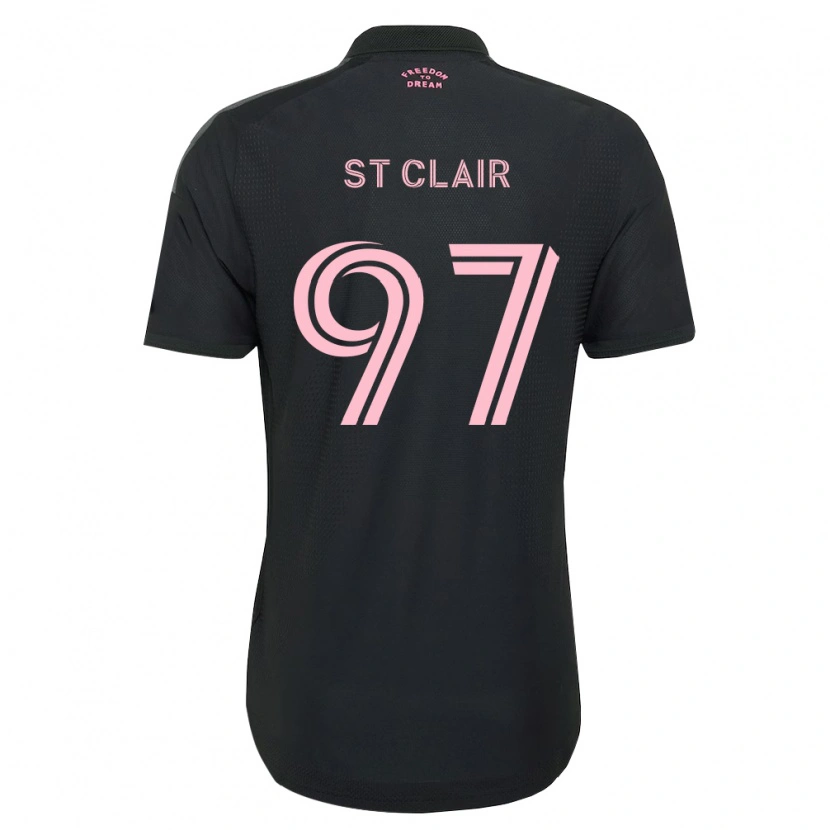 Danxen Homem Camisola Dayne St. Clair #97 Rosa Preto Branco Alternativa 2026/27 Camisa Brasil