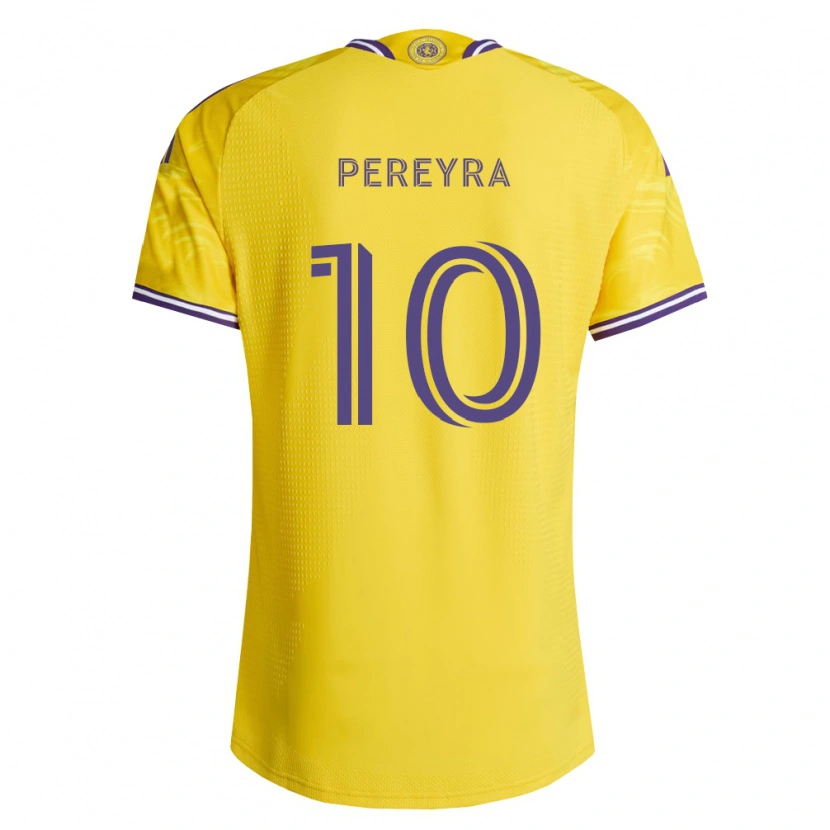 Danxen Homem Camisola Mauricio Pereyra #10 Roxo Amarelo Alternativa 2026/27 Camisa Brasil