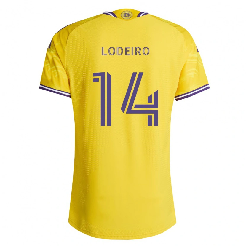 Danxen Homem Camisola Nicolás Lodeiro #14 Roxo Amarelo Alternativa 2026/27 Camisa Brasil