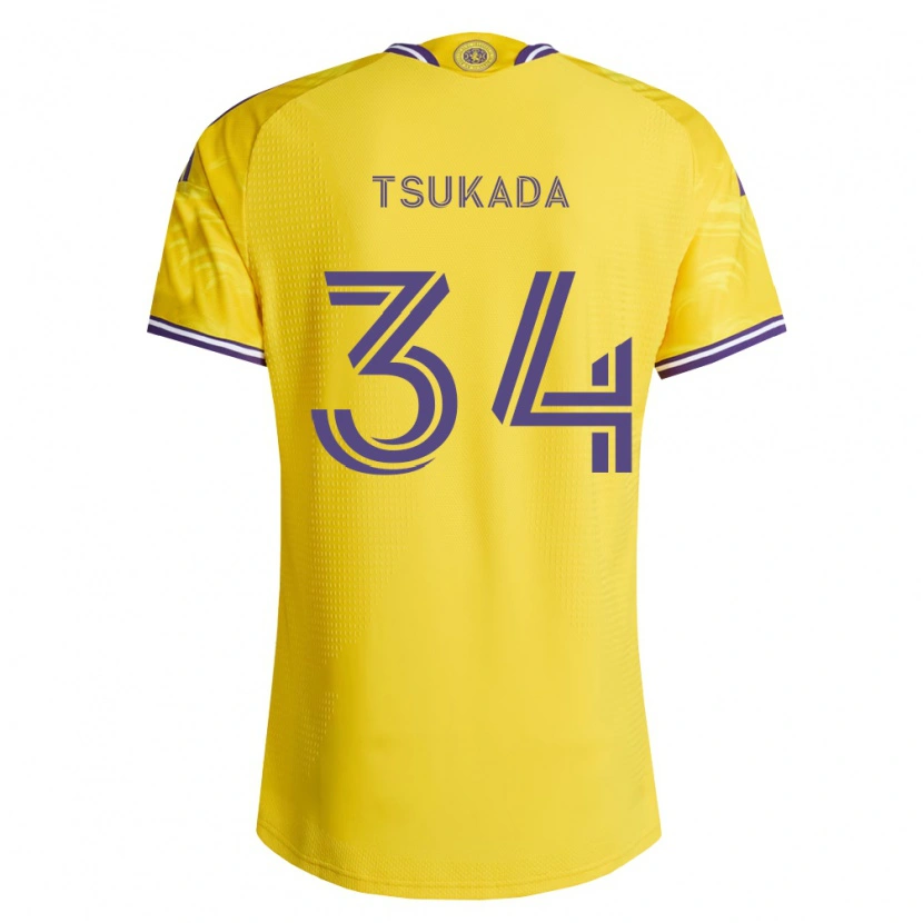 Danxen Homem Camisola Yutaro Tsukada #34 Roxo Amarelo Alternativa 2026/27 Camisa Brasil