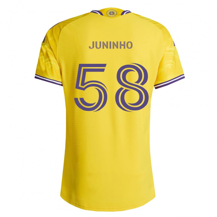 Danxen Homem Camisola Juninho #58 Roxo Amarelo Alternativa 2026/27 Camisa Brasil