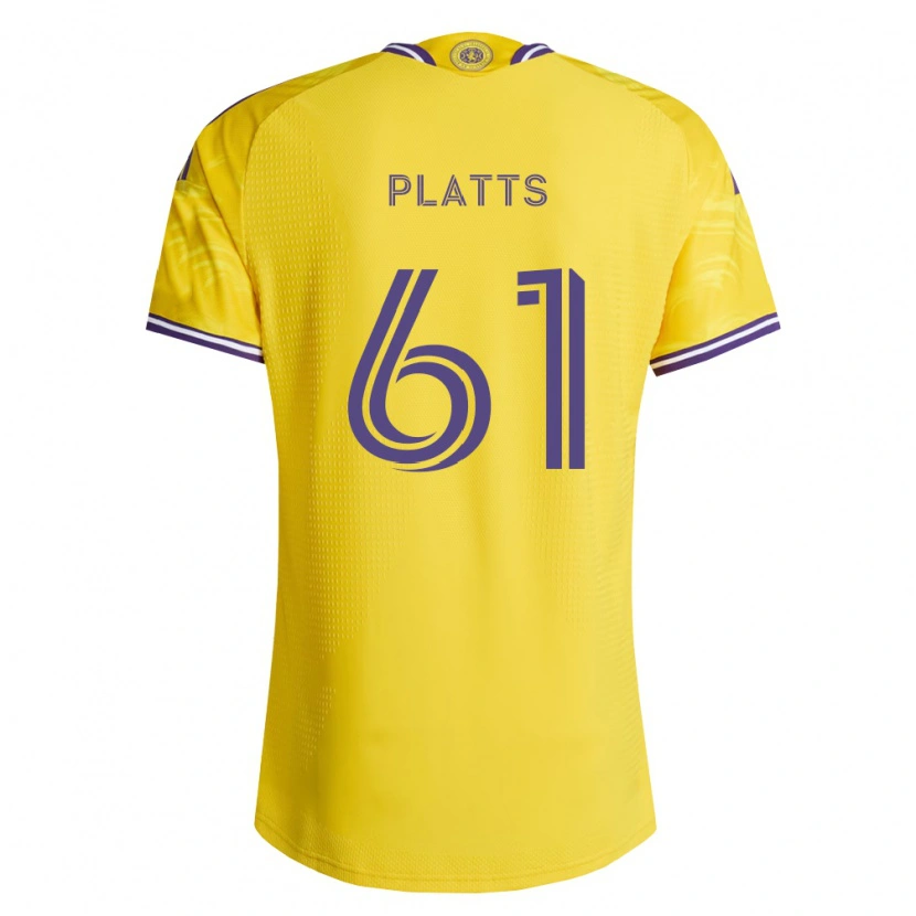 Danxen Homem Camisola Jackson Platts #61 Roxo Amarelo Alternativa 2026/27 Camisa Brasil