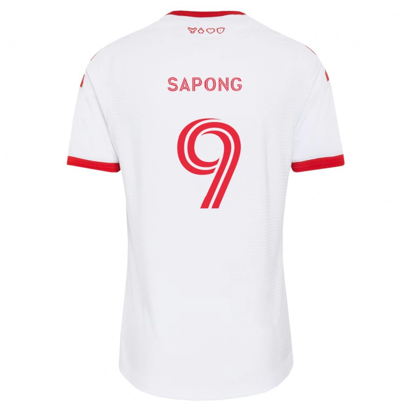 Danxen Homem Camisola C.j. Sapong #9 Branco Vermelho Preto Alternativa 2026/27 Camisa Brasil