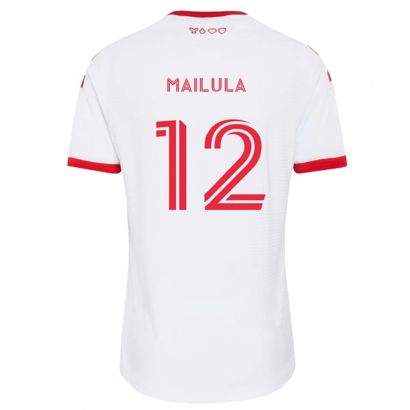 Danxen Homem Camisola Cassius Mailula #12 Branco Vermelho Preto Alternativa 2026/27 Camisa Brasil