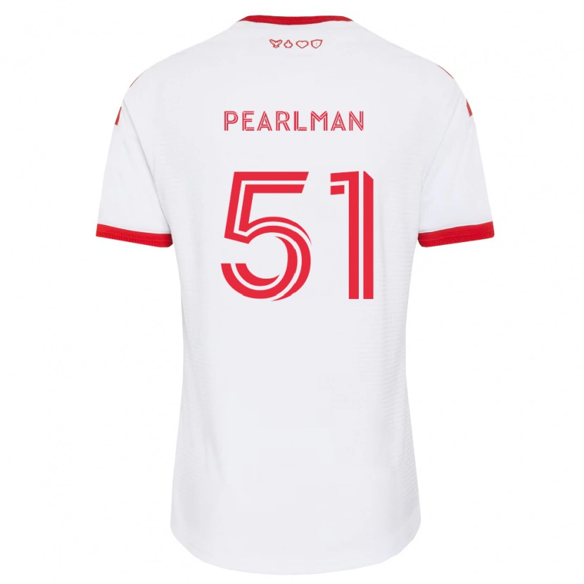 Danxen Homem Camisola Adam Pearlman #51 Branco Vermelho Preto Alternativa 2026/27 Camisa Brasil