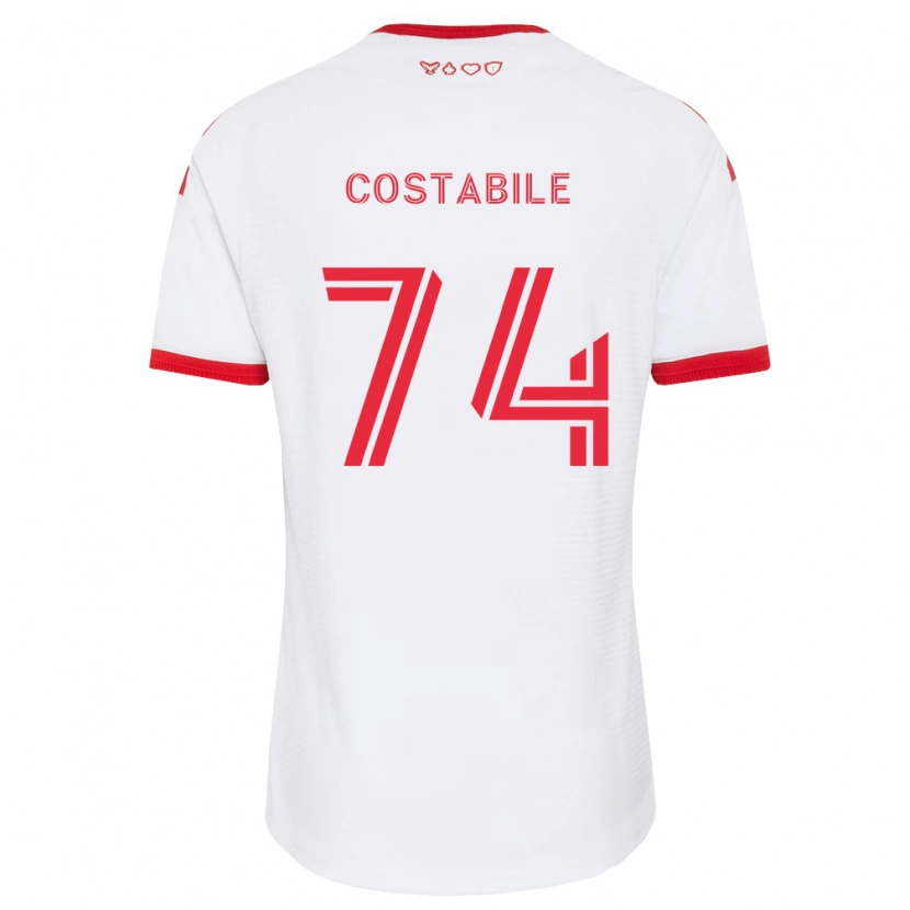 Danxen Homem Camisola Luca Costabile #74 Branco Vermelho Preto Alternativa 2026/27 Camisa Brasil