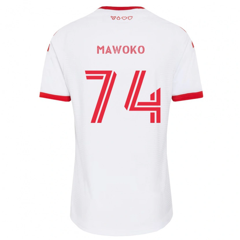 Danxen Homem Camisola Kundai Mawoko #74 Branco Vermelho Preto Alternativa 2026/27 Camisa Brasil
