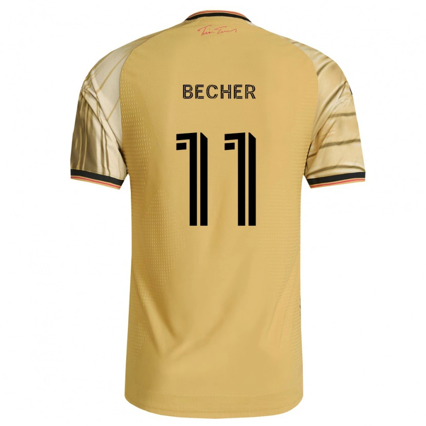Danxen Homem Camisola Simon Becher #11 Marrom Amarelo Preto Alternativa 2026/27 Camisa Brasil