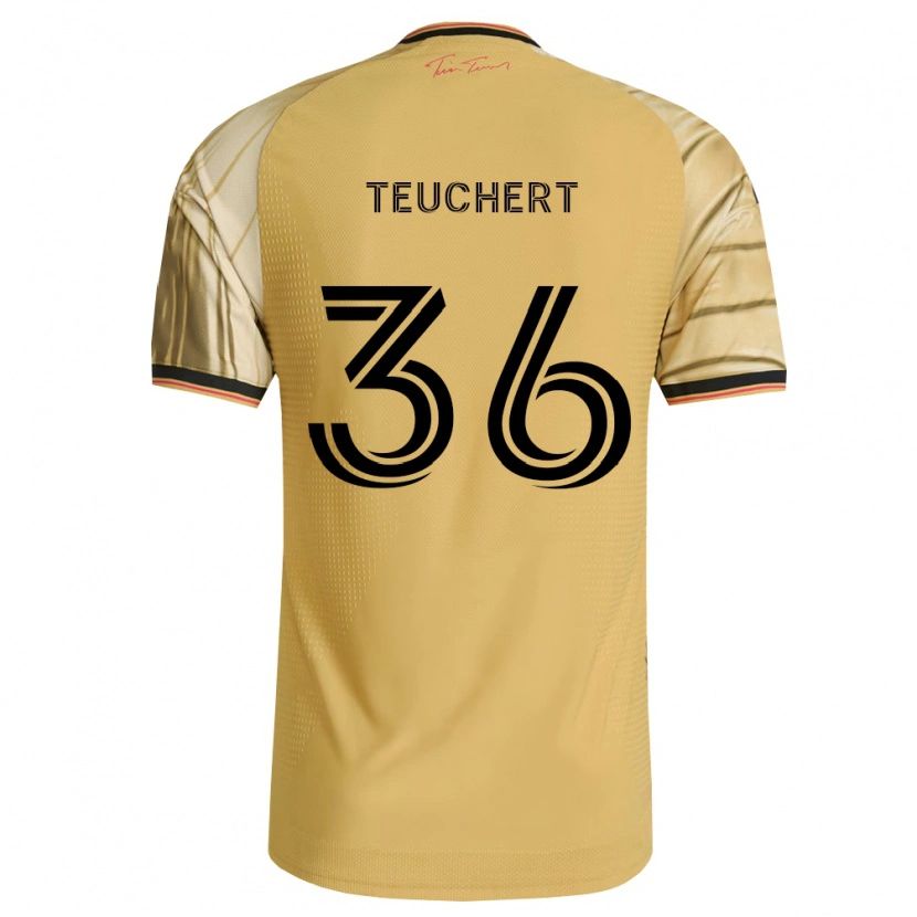 Danxen Homem Camisola Cedric Teuchert #36 Marrom Amarelo Preto Alternativa 2026/27 Camisa Brasil