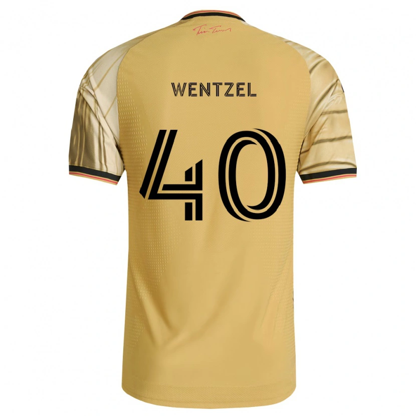 Danxen Homem Camisola Michael Wentzel #40 Marrom Amarelo Preto Alternativa 2026/27 Camisa Brasil