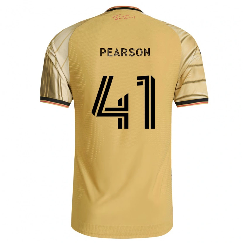 Danxen Homem Camisola Christopher Pearson #41 Marrom Amarelo Preto Alternativa 2026/27 Camisa Brasil