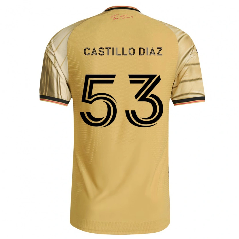 Danxen Homem Camisola Jesus Castillo Diaz #53 Marrom Amarelo Preto Alternativa 2026/27 Camisa Brasil