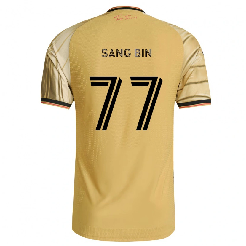 Danxen Homem Camisola Sang-Bin Jeong #77 Marrom Amarelo Preto Alternativa 2026/27 Camisa Brasil