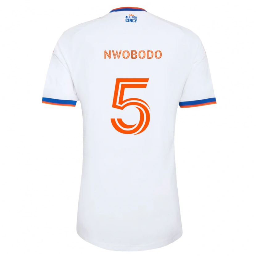 Danxen Homem Camisola Obinna Nwobodo #5 Branco Azul Marinho Laranja Alternativa 2026/27 Camisa Brasil