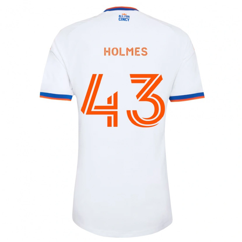 Danxen Homem Camisola Charlie Holmes #43 Branco Azul Marinho Laranja Alternativa 2026/27 Camisa Brasil