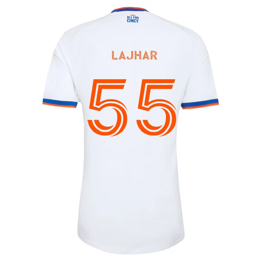 Danxen Homem Camisola Ayoub Lajhar #55 Branco Azul Marinho Laranja Alternativa 2026/27 Camisa Brasil