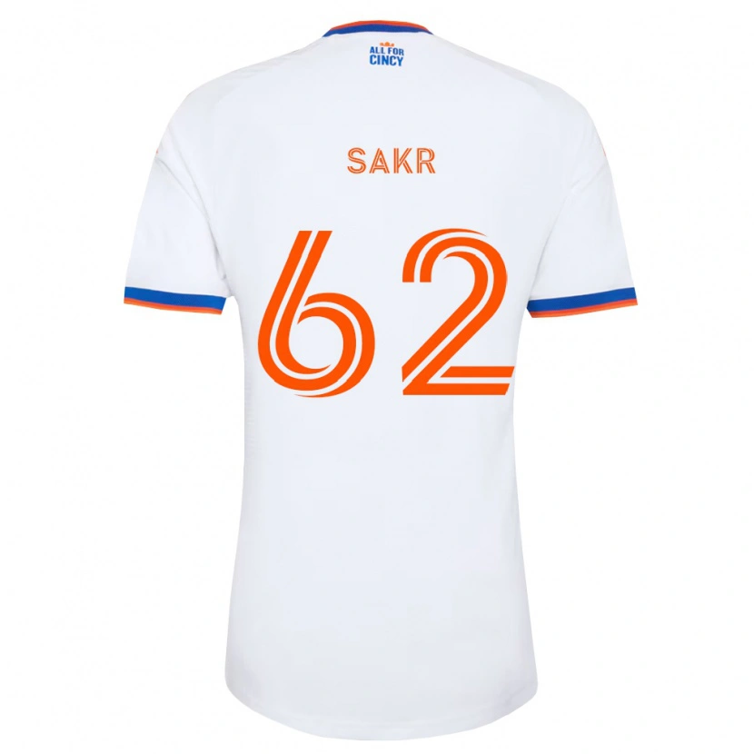 Danxen Homem Camisola Ali Sakr #62 Branco Azul Marinho Laranja Alternativa 2026/27 Camisa Brasil