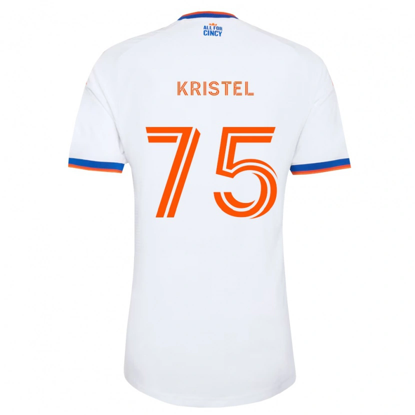 Danxen Homem Camisola Brandon Kristel #75 Branco Azul Marinho Laranja Alternativa 2026/27 Camisa Brasil