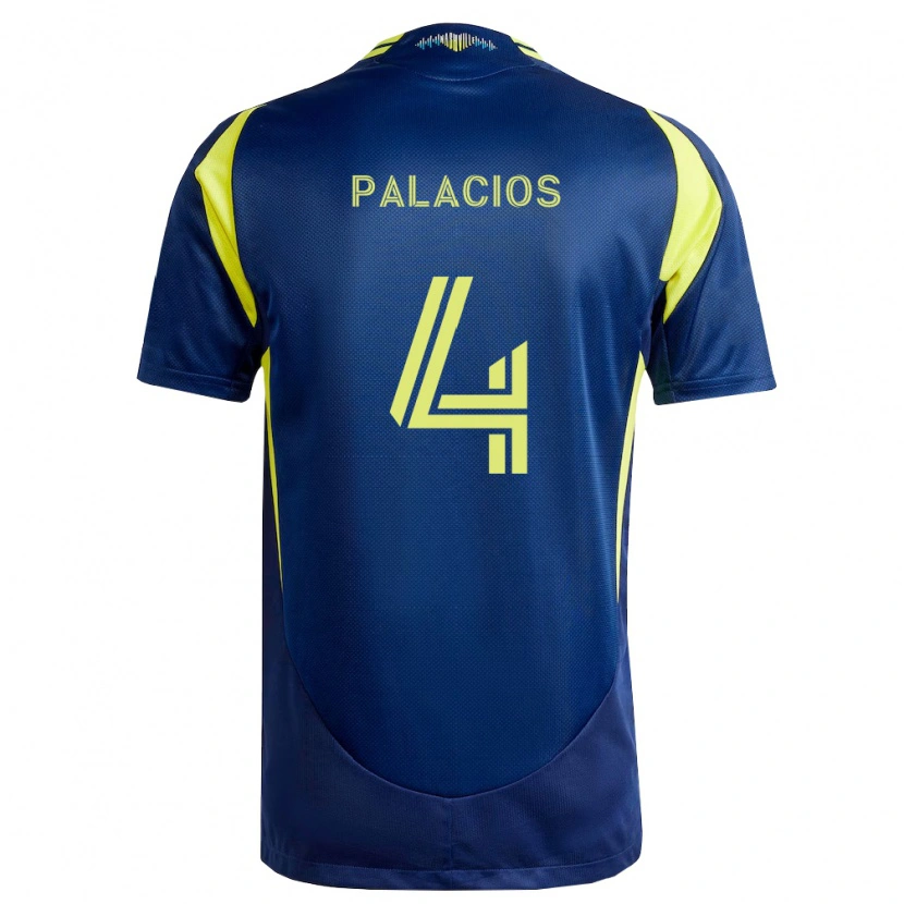 Danxen Homem Camisola Jeison Palacios #4 Amarelo Azul Marinho Alternativa 2026/27 Camisa Brasil
