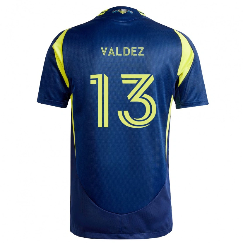 Danxen Homem Camisola Xavier Valdez #13 Amarelo Azul Marinho Alternativa 2026/27 Camisa Brasil