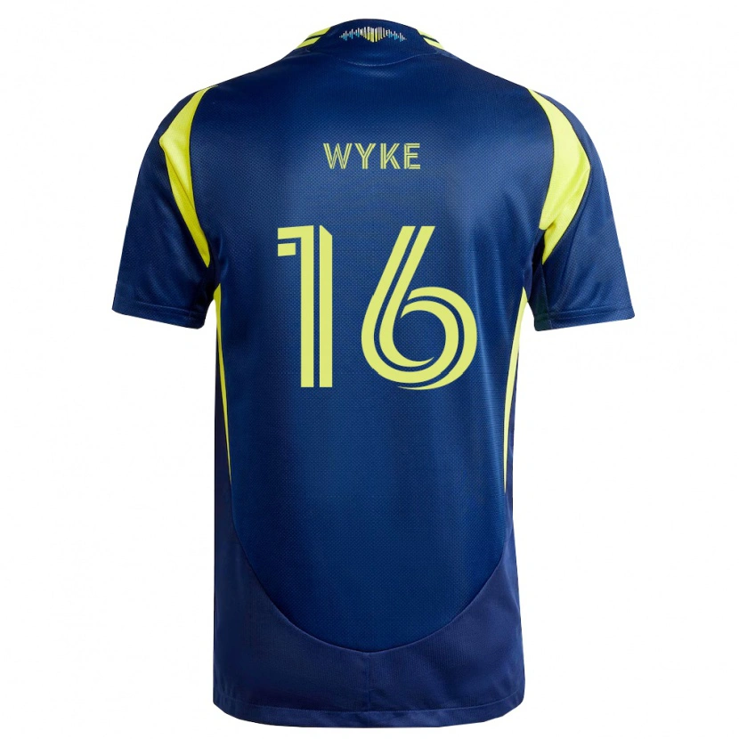 Danxen Homem Camisola Laurence Wyke #16 Amarelo Azul Marinho Alternativa 2026/27 Camisa Brasil