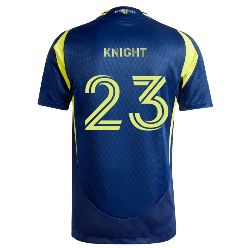 Danxen Homem Camisola Jordan Knight #23 Amarelo Azul Marinho Alternativa 2026/27 Camisa Brasil