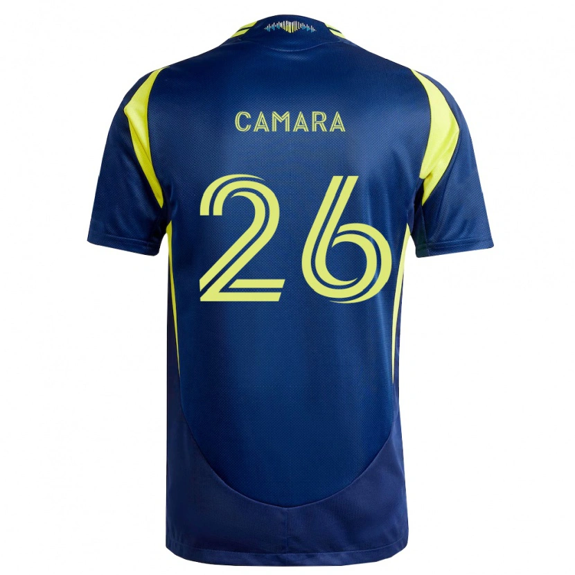 Danxen Homem Camisola Famara Camara #26 Amarelo Azul Marinho Alternativa 2026/27 Camisa Brasil