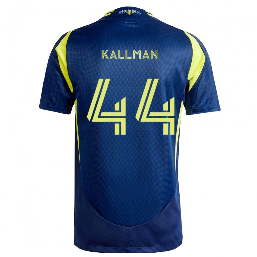 Danxen Homem Camisola Brent Kallman #44 Amarelo Azul Marinho Alternativa 2026/27 Camisa Brasil