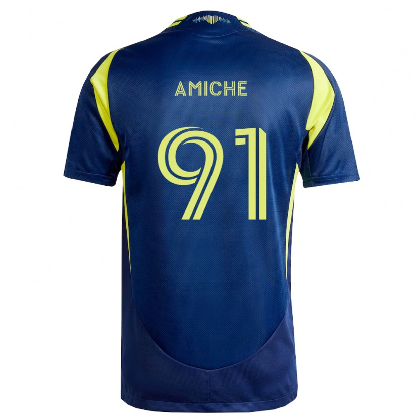 Danxen Homem Camisola Kemy Amiche #91 Amarelo Azul Marinho Alternativa 2026/27 Camisa Brasil