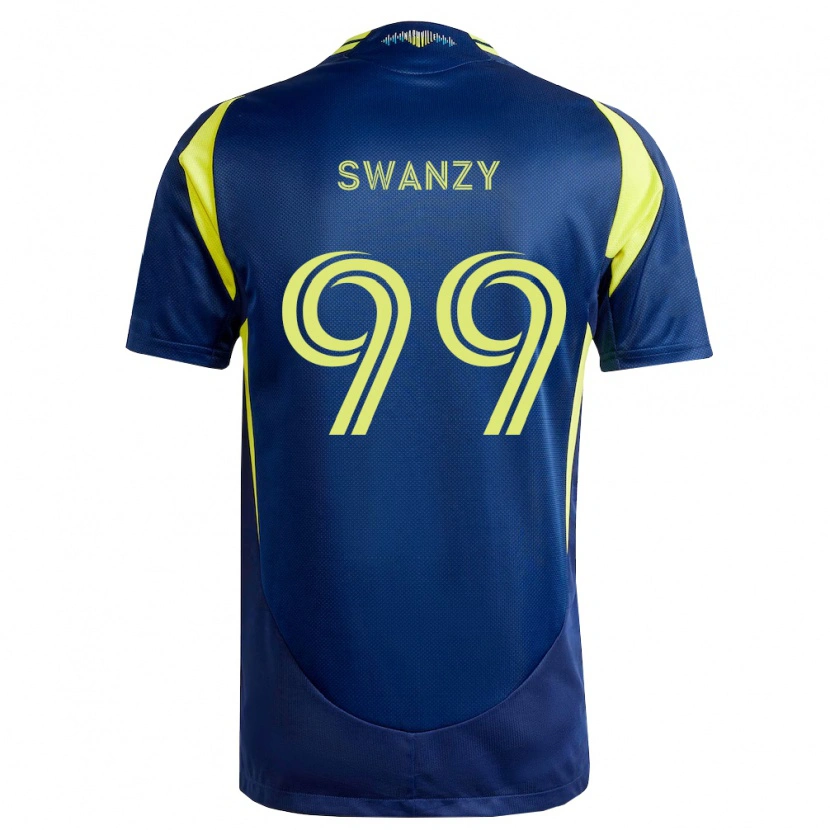 Danxen Homem Camisola Joshua Swanzy #99 Amarelo Azul Marinho Alternativa 2026/27 Camisa Brasil