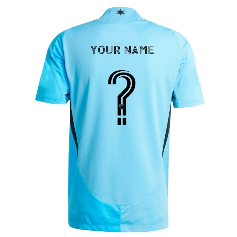 Danxen Homem Camisola Seu Nome #0 Azul Claro Preto Alternativa 2026/27 Camisa Brasil