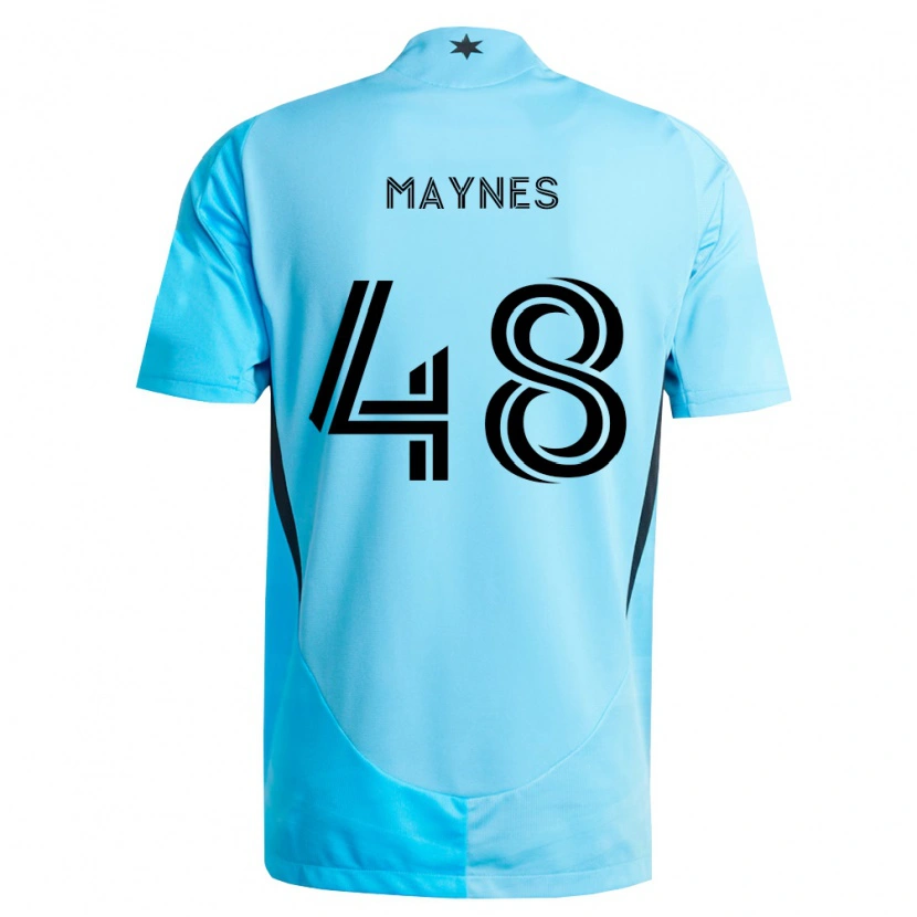 Danxen Homem Camisola William Maynes #48 Azul Claro Preto Alternativa 2026/27 Camisa Brasil