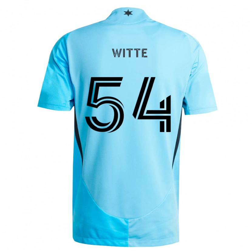 Danxen Homem Camisola Alex Witte #54 Azul Claro Preto Alternativa 2026/27 Camisa Brasil