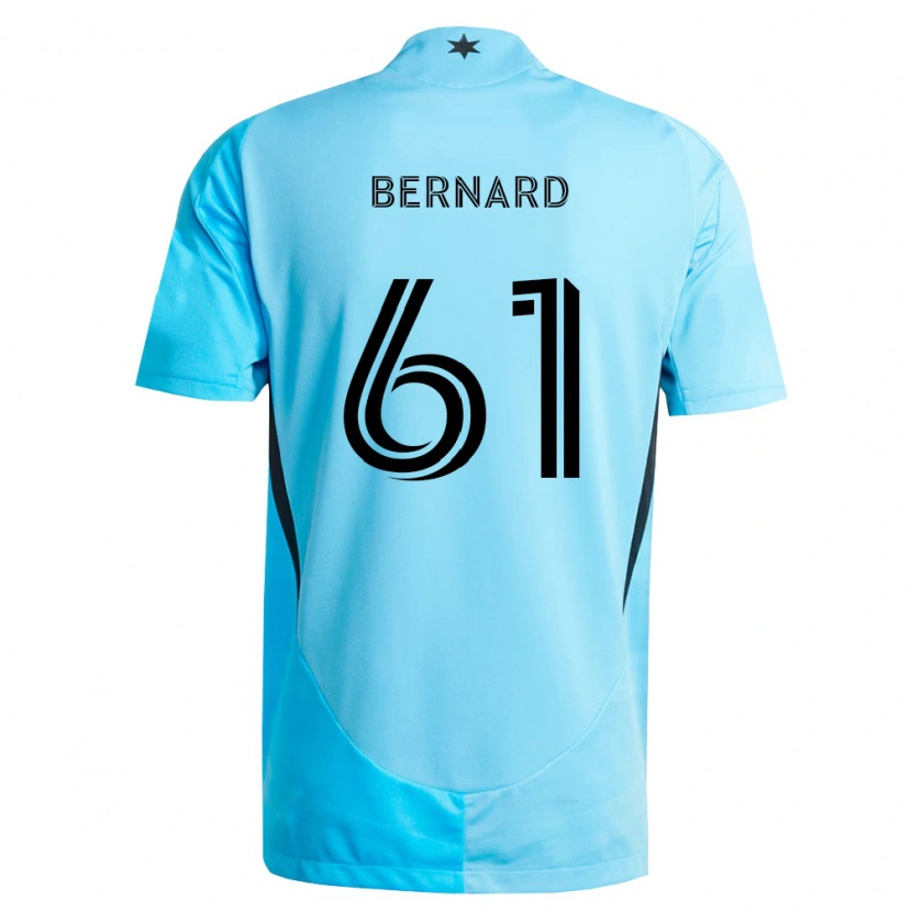Danxen Homem Camisola Jadan Bernard #61 Azul Claro Preto Alternativa 2026/27 Camisa Brasil